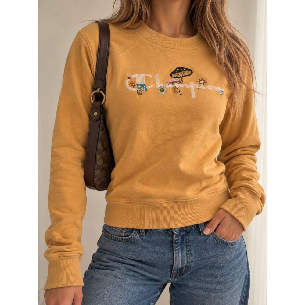 Champion Mushroom Floral Graphic Sweatshirt
